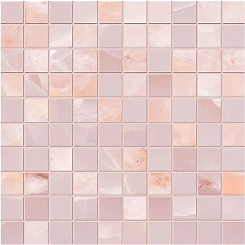 Emil Ceramica Tele di Marmo Onyx Mosaico Onyx Pink Lappato 30x30 / Эмиль Керамика Теле ди Мармо Оникс Мосаико Оникс Пинк Лаппато 30x30 